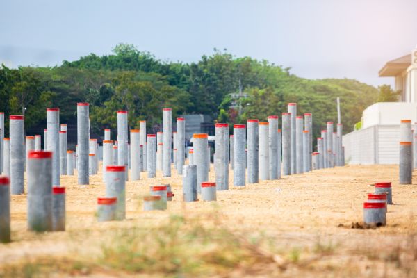 Concrete Pile Installation in Santa Rosa