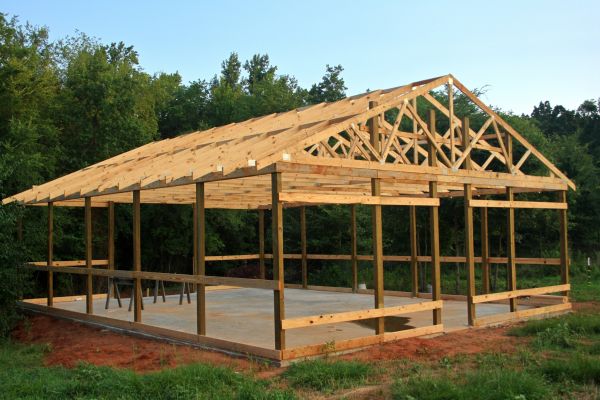 Pole Barn Concrete Placement